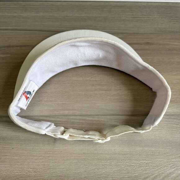 VTG America's Cup 1992 White Adjustable Strap Visor Sailing Nautical San Diego - Picture 4 of 8